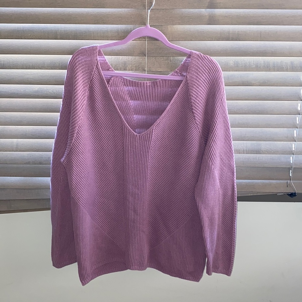 Mauve Colored Sweater Size L